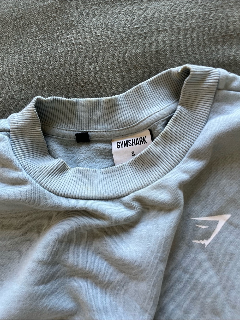 Gymshark Pale Blue Crewneck Sweatshirt - Picture 2 of 3